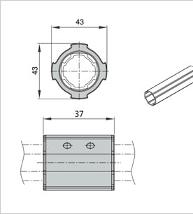 精益管旋轉套二維圖 精益管旋轉套二維圖