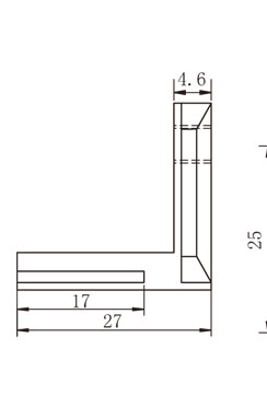 鋁型材角槽連接件物理參數