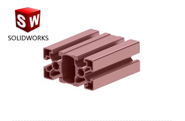 工業鋁型材3D模型