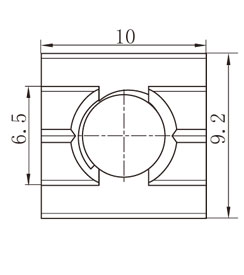 鋁型材方形螺母物理參數1 鋁型材方形螺母物理參數1