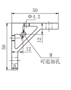 40系列80*鋁型材角碼物理參數1 40系列80*鋁型材角碼物理參數1