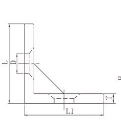 4040規格鋁型材轉向角碼物理參數1