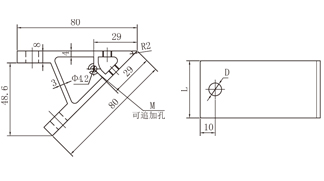 45度鋁型材角件技術參數(shù) 45度鋁型材角件技術參數(shù)